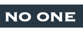 Logo NO ONE